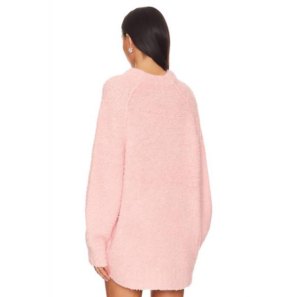 NEW FREE PEOPLE teddy sweater tunic in pale rosette - Picture 3 of 4